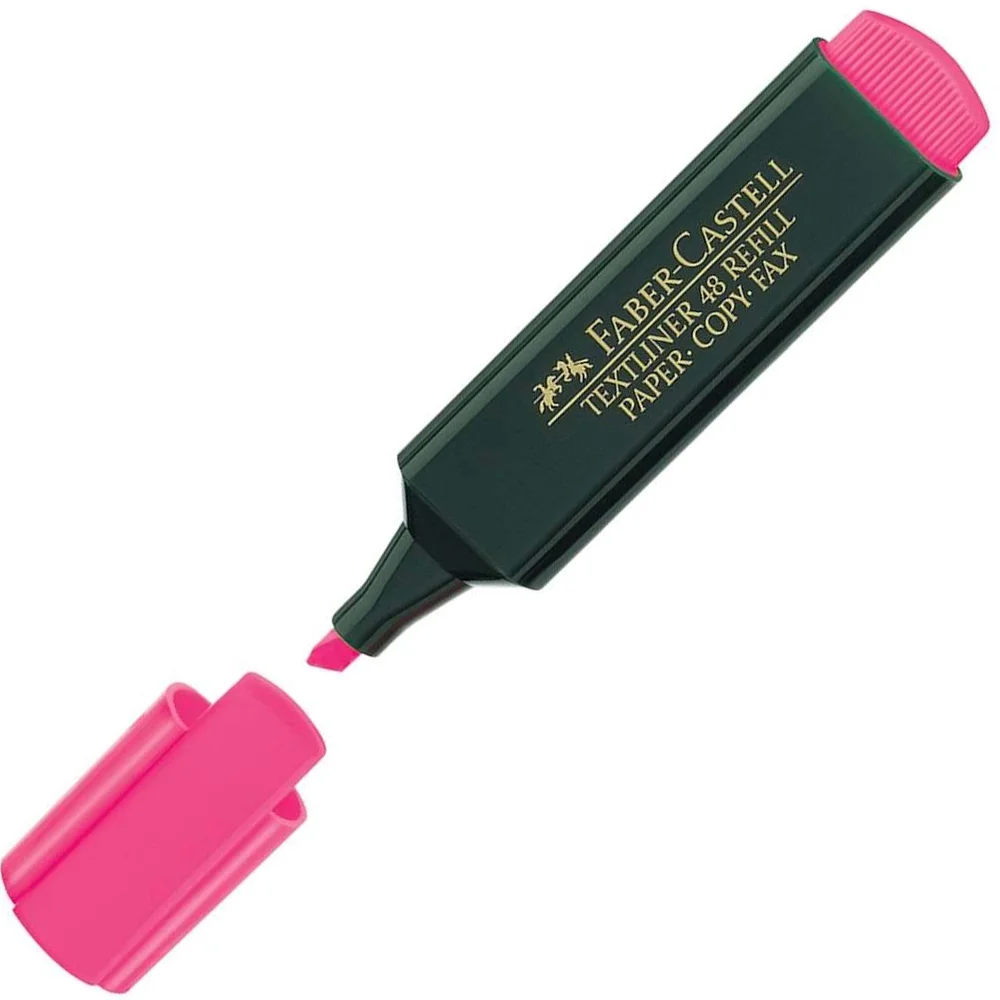 Faber-Castell Fosforlu Kalem Pembe 15 48 28