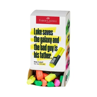 Faber-Castell Mini Textliner Karton Stant,Neon,60 Lı