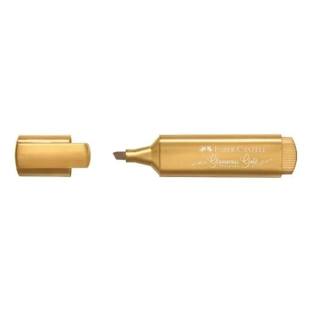 Faber-Castell Fosforlu Kalem 46 Metalik Altın 5030154650