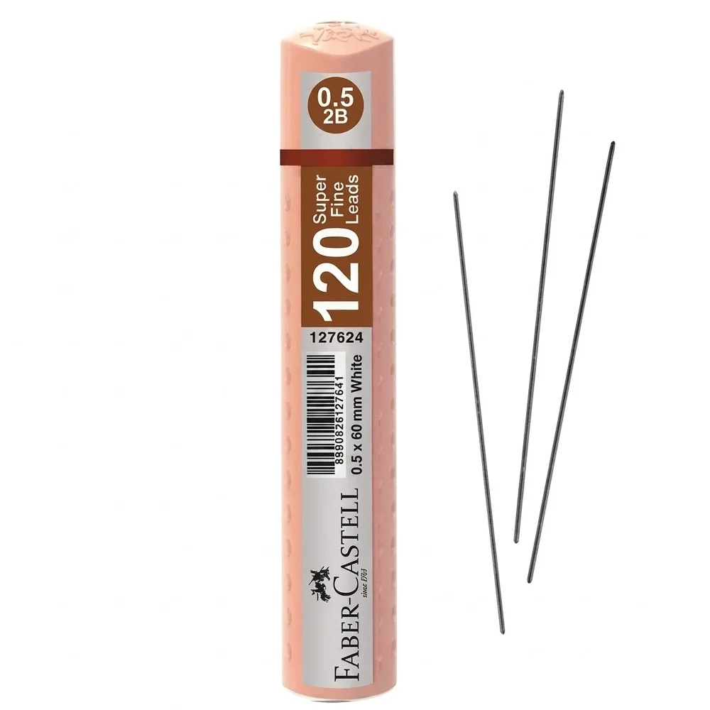 Faber Grip Min 0.5 2B 60Mm, 120 Li Pastel Turuncu 5090127683000