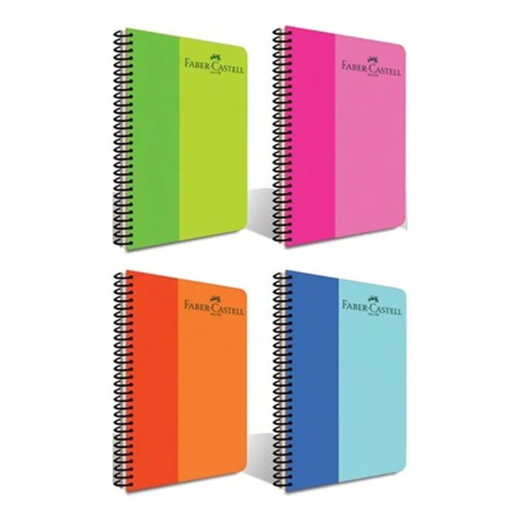 Faber-Castell Defter Pp Kpk Bicolor Spiralli 60 Yp Çizgili 5075000124000
