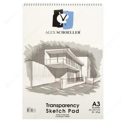 Alex Schoeller Aydınger Defter Eskiz Spiralli 30 YP A3 50/55 GR ALX-863