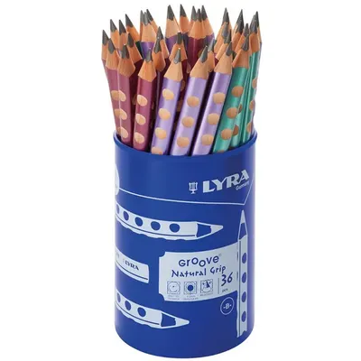 Lyra Kurşun Kalem Groove Graphıte 36lı Pot - B Metalik 3 Renk (Pembe-Mor-Turkuaz)