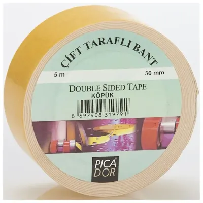 Picador Çift Taraflı Bant Pe Köpük Hotmelt Askısız 5x50 MM 4301