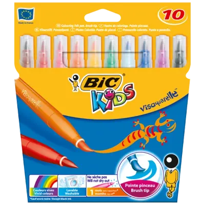 Bic Keçeli Boya Kalemi Visa 10 Renk 828964