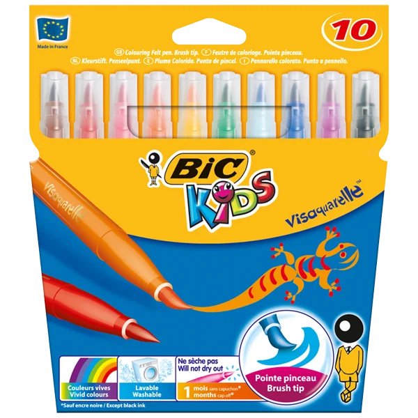 Bic Keçeli Boya Kalemi Visa 10 Renk 828964