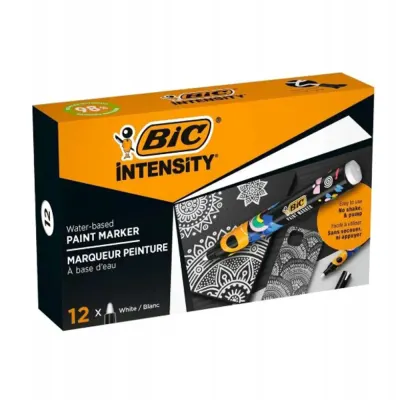 BIC INTENSITY PAINT MARKER 12Lİ BEYAZ
