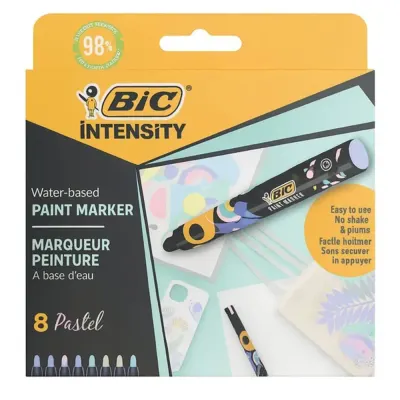 BIC INTENSITY PAINT MARKER 8Lİ PASTEL