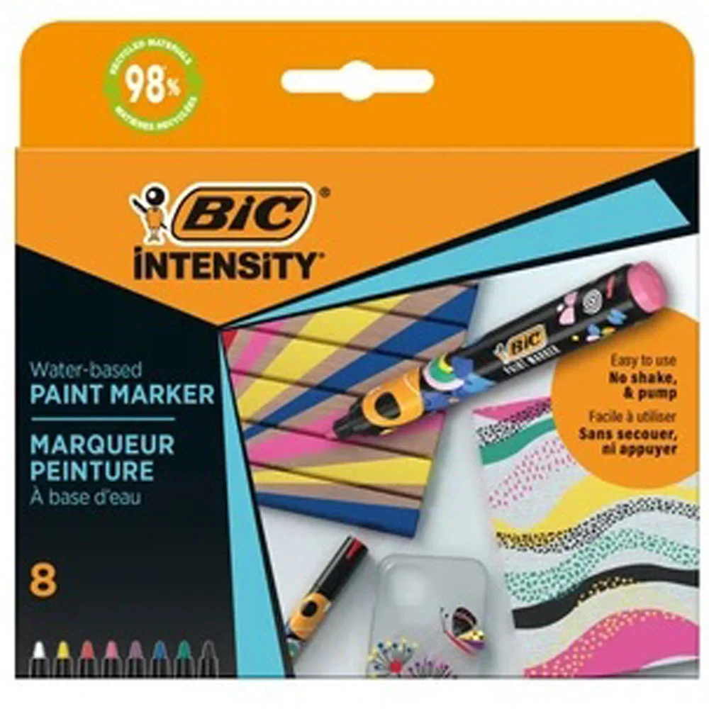 BIC INTENSITY PAINT MARKER 8Lİ VIVID