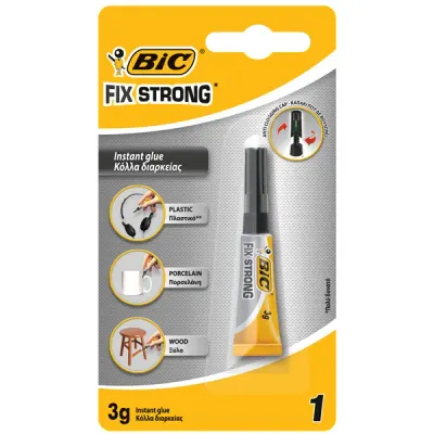 Bic Japon Yapıştırıcısı Fıx Strong Süper Güçlü 3 Gr 1 Li Blister