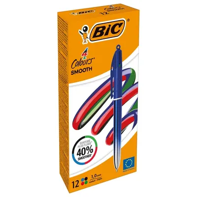 Bic Tükenmez Kalem Smooth Gradıent 4 Colours 12 Li