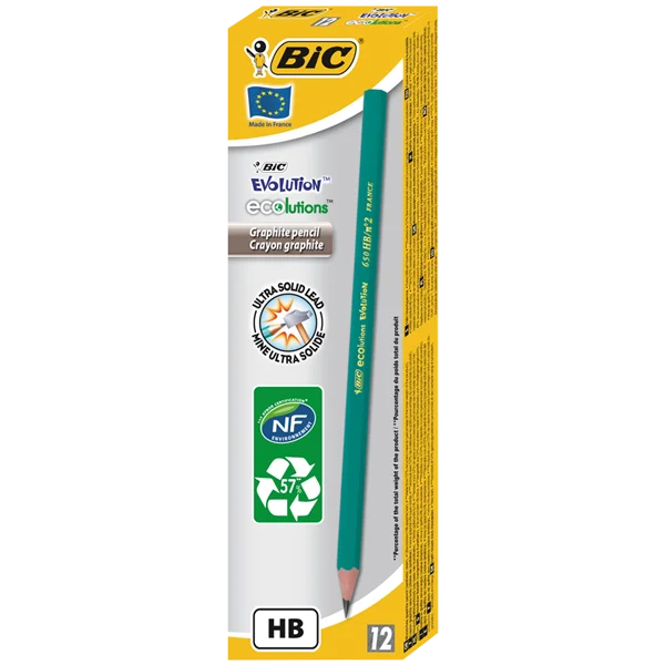 Bic Kurşun Kalem Eco Evolution 650 HB Köşeli 880311