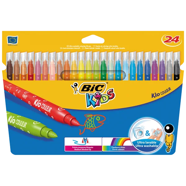 Bic Keçeli Boya Kalemi Kids Couleur 24 Renk 841800