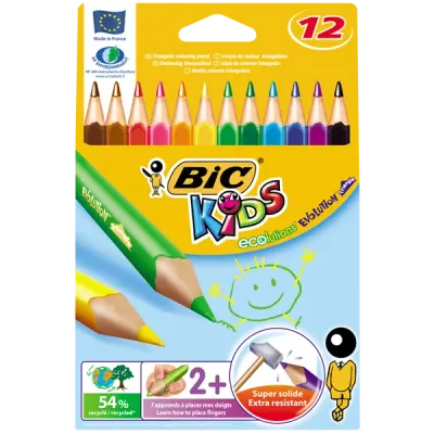 Bic Kuru Boya Evolution Üçgen Jumbo 12 Lİ 829735