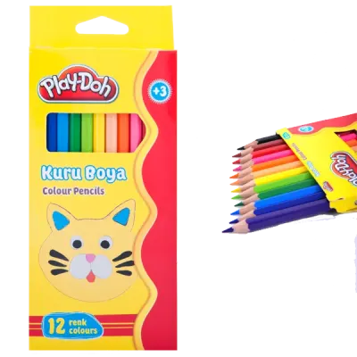Play-Doh Kuru Boya Tam Boy 12 Renk PLAY-KU001
