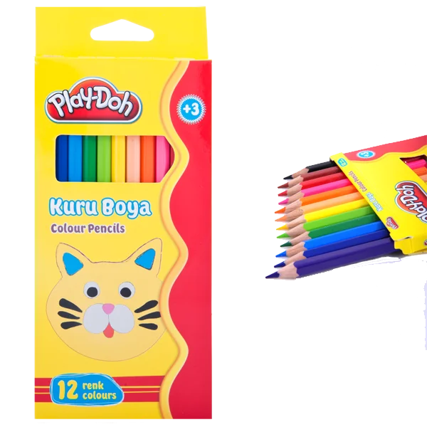 Play-Doh Kuru Boya Tam Boy 12 Renk PLAY-KU001