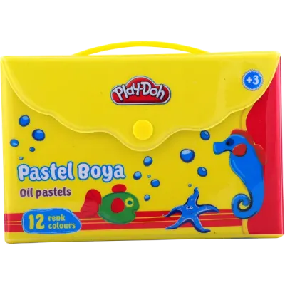 Play-Doh Pastel Boya Çantalı 12 Renk PLAY-PA005