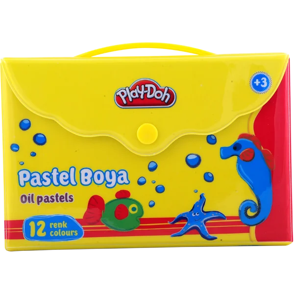 Play-Doh Pastel Boya Çantalı 12 Renk PLAY-PA005