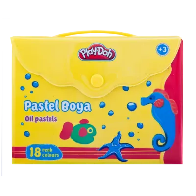 Play-Doh Pastel Boya Çantalı 18 Renk PLAY-PA006