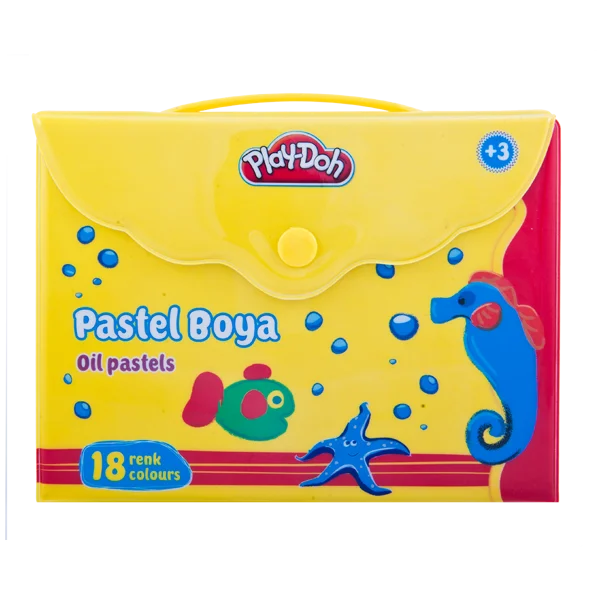 Play-Doh Pastel Boya Çantalı 18 Renk PLAY-PA006