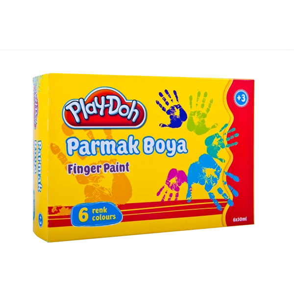 Play-Doh Parmak Boyası 30 ML 6 Renk PLAY-PR001