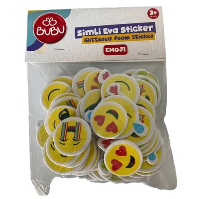 Bu-Bu Simli Eva Sticker Emojı 54 Lü