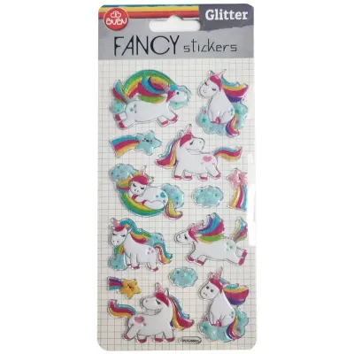 Bu-Bu Damla Stickers Glıtter Unıcorn 9x20 BUBU-PUS-6605