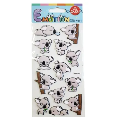 Bu-Bu Emotıons Stickers Koala 9x21 BUBU-SWP-1607
