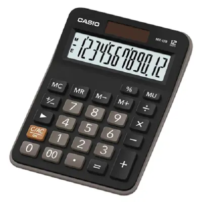Casio Hesap Makinesi Masaüstü 12 Hane MX-12B