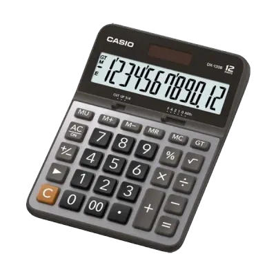 Casio Hesap Makinesi Masa Üstü 12 Hane DX-120B
