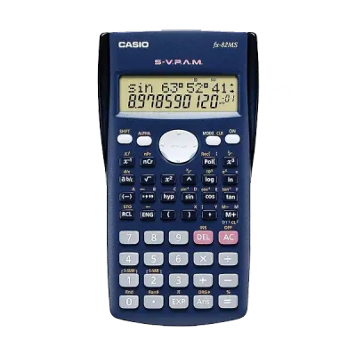 Casio Hesap Makinesi Bilimsel 2 Satır Ekran 240 Fonksiyon FX-82MS 2.Versiyon