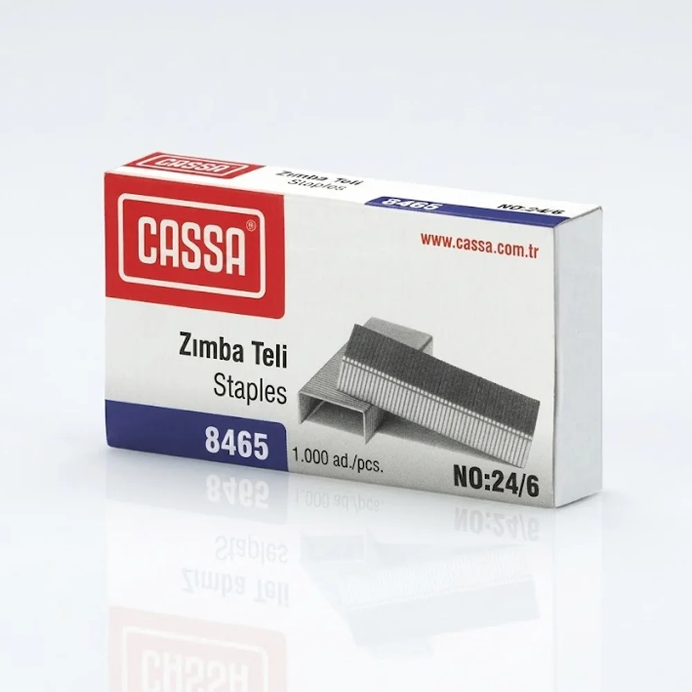 Cassa Zımba Teli 24/6 Beyaz 8465