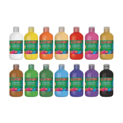 Alpino Akrilik Boya Şişe 250 ML Kahverengi DV-027