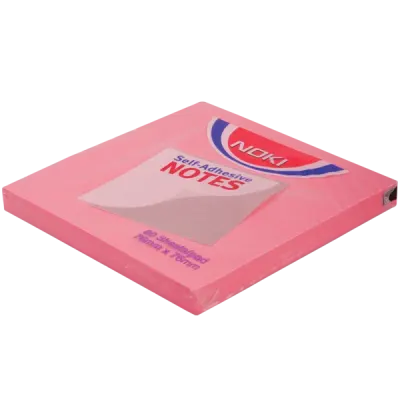 Noki Yapışkanlı Not kağıt 76x76 A.Pembe 12166