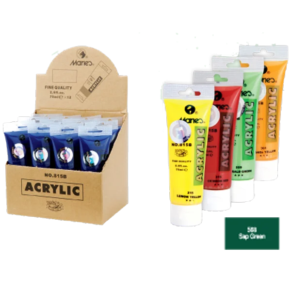 Maries Akrilik Boya 75 ML Sap Yeşil 815B-568