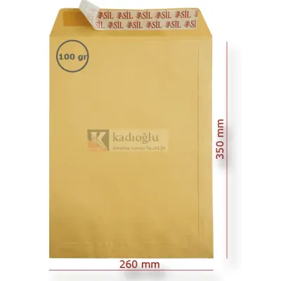 Asil Doğan Torba Zarf Formula Silikonlu 26x35 100 GR AS-0864