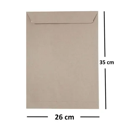 Asil Doğan Torba Zarf İmt Kraft Silikonlu 26x35 90 GR AS-0861