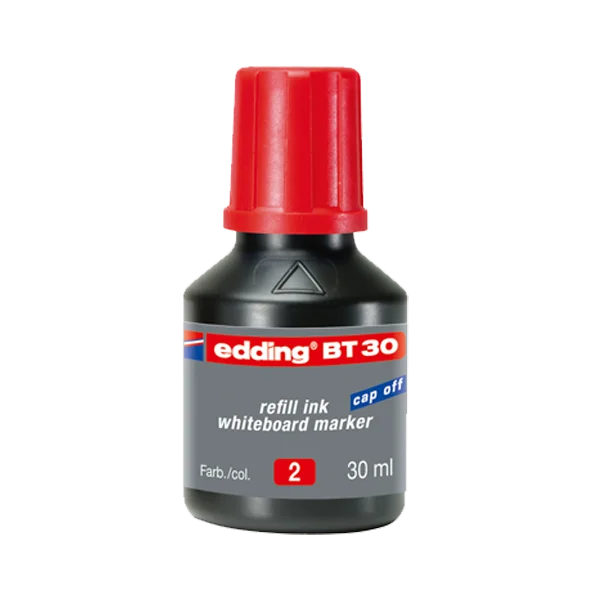 Edding Tahta Kalem Mürekkebi Damlalıklı 30 ML Kırmızı BT30