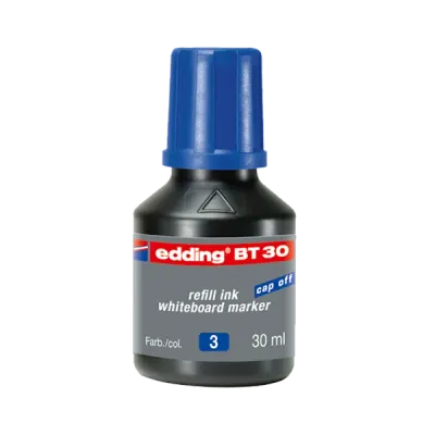 Edding Tahta Kalem Mürekkebi Damlalıklı 30 ML Mavi BT30