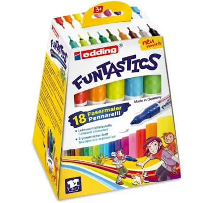 Edding Keçeli Kalem Kalın 14 18 Lİ 4-14-18 funtastics