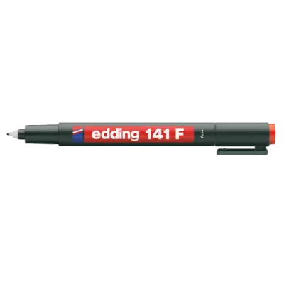 Edding Asetat Kalemi Permanent F Seri 0.6 MM Kırmızı 141F