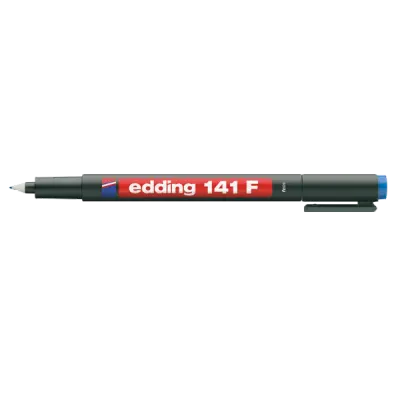 Edding Asetat Kalemi Permanent F Seri 0.6 MM Mavi 141F