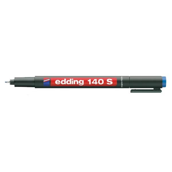 Edding Asetat Kalemi Permanent S Seri 0.3 MM Mavi 140 S