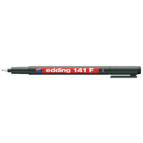 Edding Asetat Kalemi Permanent F Seri 0.6 MM Siyah 141F