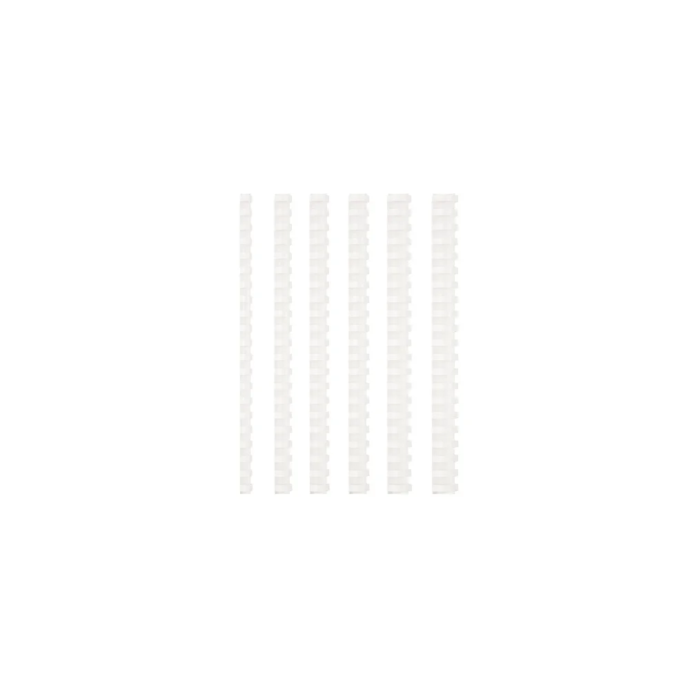 Mapibind Spiral Plastik 5-15 Syf 100 LÜ 6 MM Beyaz 201 06 00