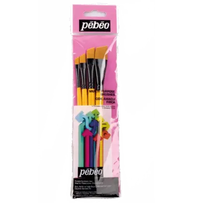 Pebeo Fırça Seti Angular No:1/4-3/8-1/2-5/8 4 LÜ SET-9