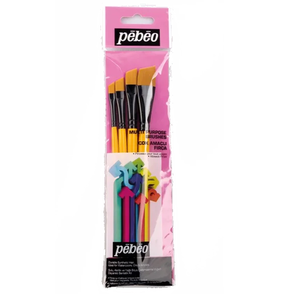 Pebeo Fırça Seti Angular No:1/4-3/8-1/2-5/8 4 LÜ SET-9