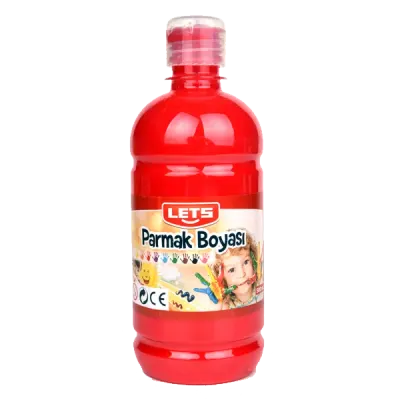 Lets Parmak Boyası 500 ML Kırmızı L-5004