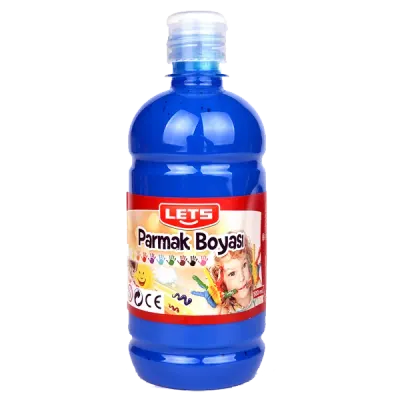 Lets Parmak Boyası 500 ML Mavi L-5006