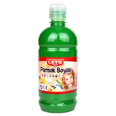 Lets Parmak Boyası 500 ML Yeşil L-5007